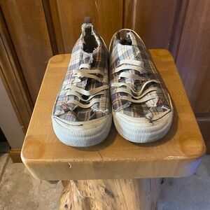 Rocket Dog Brown Plaid Sneakers